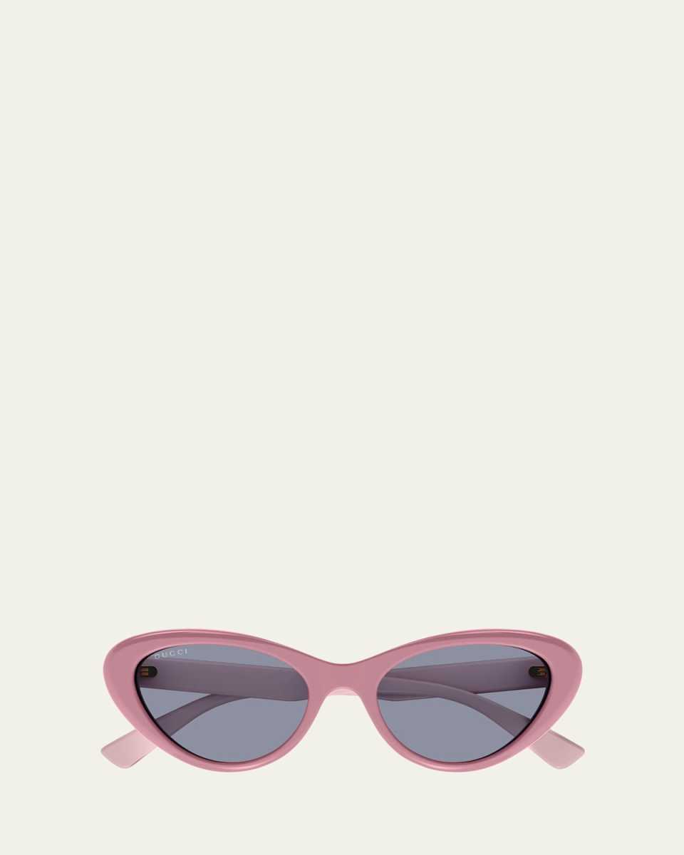 Star Logo Acetate Cat-Eye Sunglasses